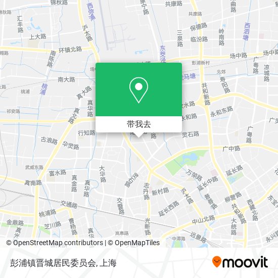 彭浦镇晋城居民委员会地图