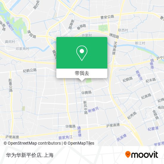 华为华新平价店地图