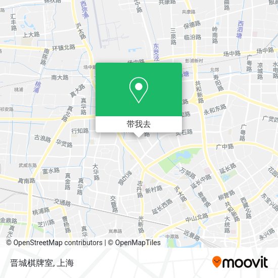 晋城棋牌室地图