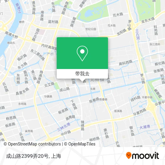 成山路2399弄20号地图