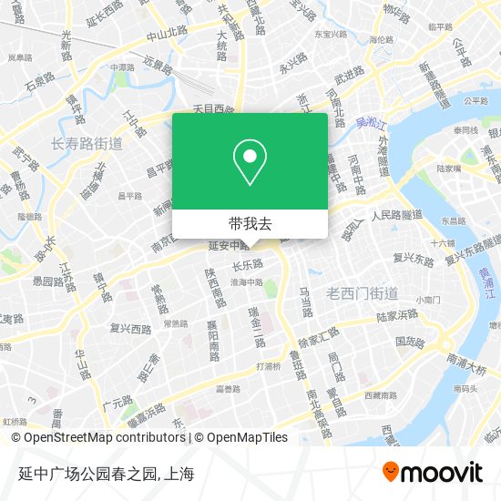 延中广场公园春之园地图