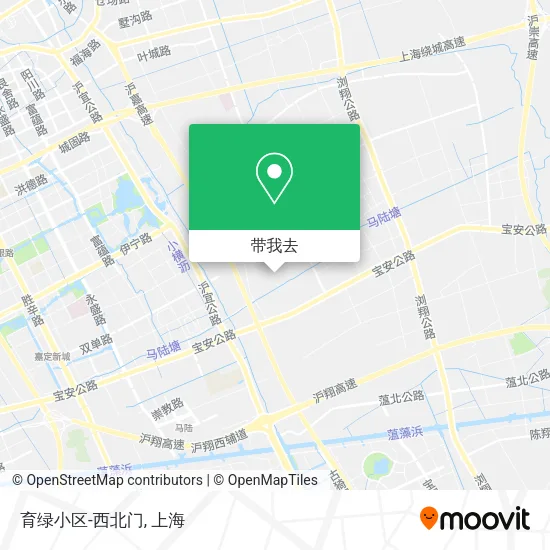 育绿小区-西北门地图