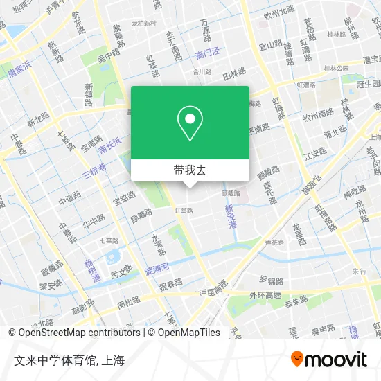文来中学体育馆地图