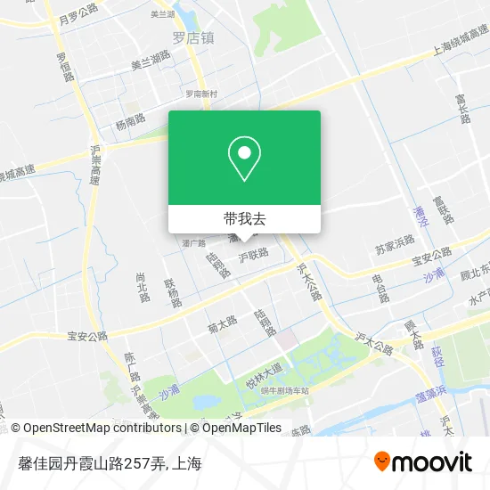馨佳园丹霞山路257弄地图
