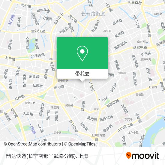 韵达快递(长宁南部平武路分部)地图