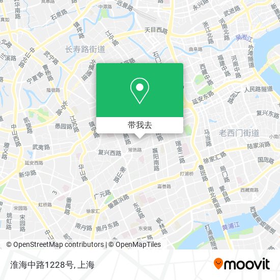 淮海中路1228号地图