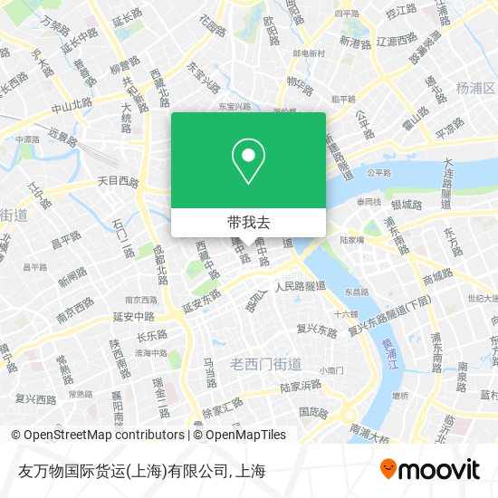 友万物国际货运(上海)有限公司地图