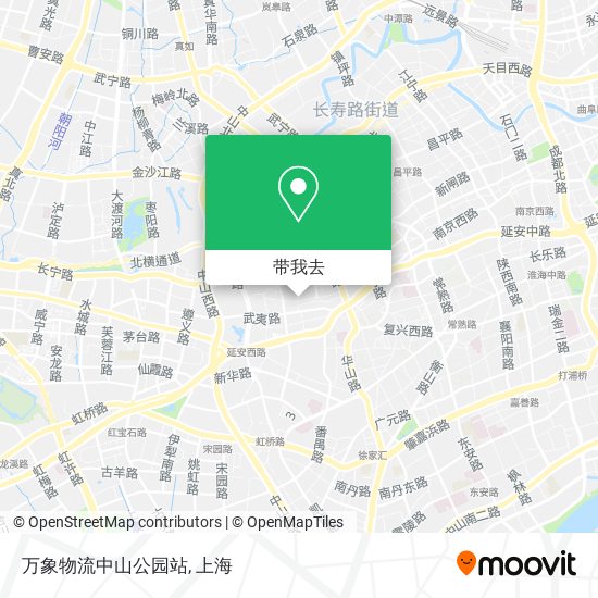 万象物流中山公园站地图