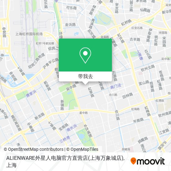 ALIENWARE外星人电脑官方直营店(上海万象城店)地图
