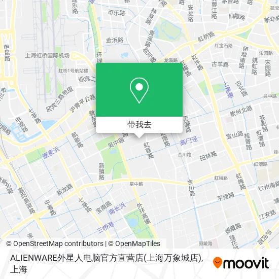 ALIENWARE外星人电脑官方直营店(上海万象城店)地图