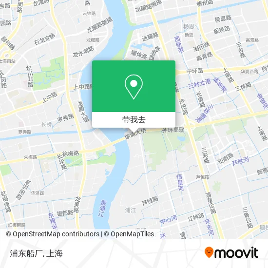 浦东船厂地图