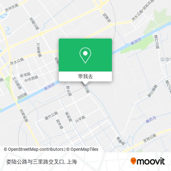 娄陆公路与三里路交叉口地图