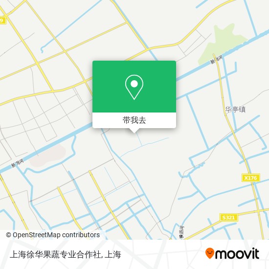 上海徐华果蔬专业合作社地图