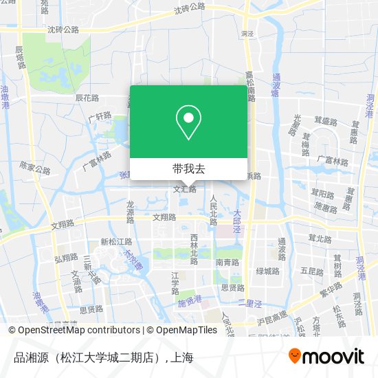 品湘源（松江大学城二期店）地图