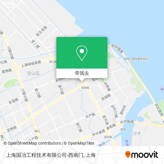 上海国冶工程技术有限公司-西南门地图