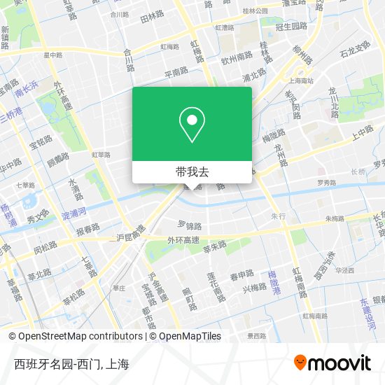 西班牙名园-西门地图