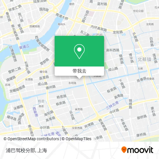 浦巴驾校分部地图
