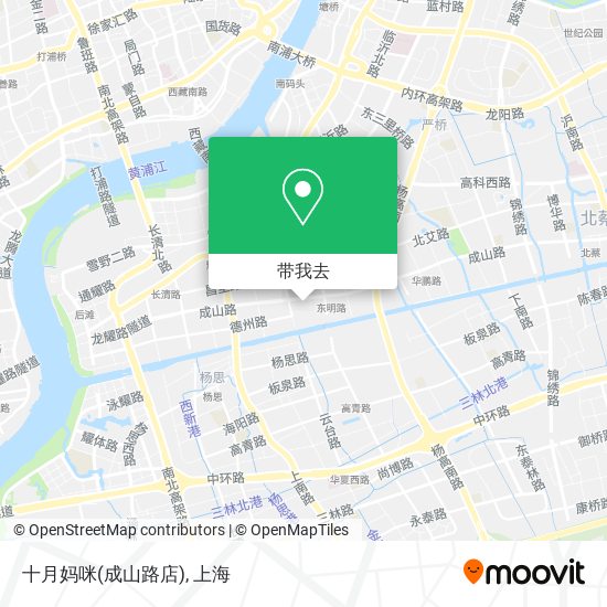 十月妈咪(成山路店)地图