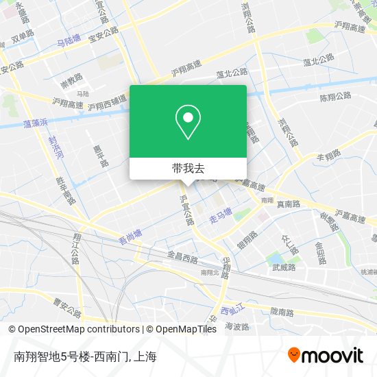 南翔智地5号楼-西南门地图