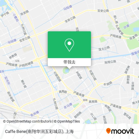 Caffe Bene(南翔华润五彩城店)地图