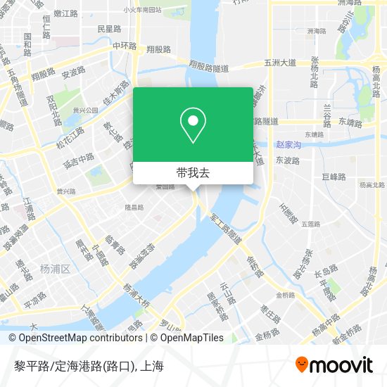 黎平路/定海港路(路口)地图