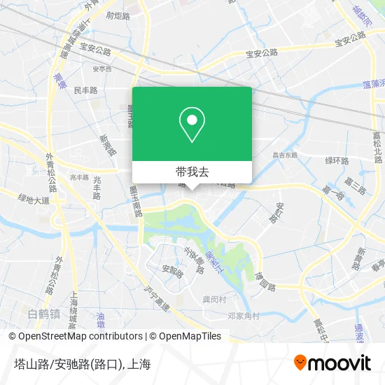 塔山路/安驰路(路口)地图