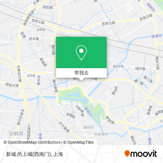 新城.尚上城(西南门)地图