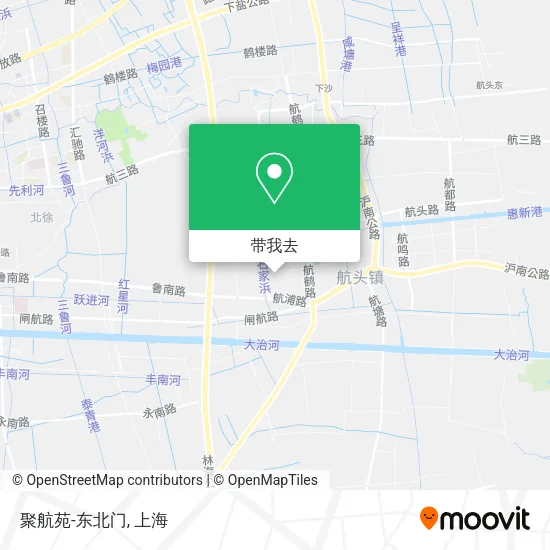 聚航苑-东北门地图