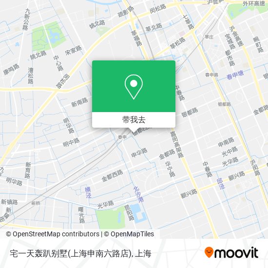 宅一天轰趴别墅(上海申南六路店)地图