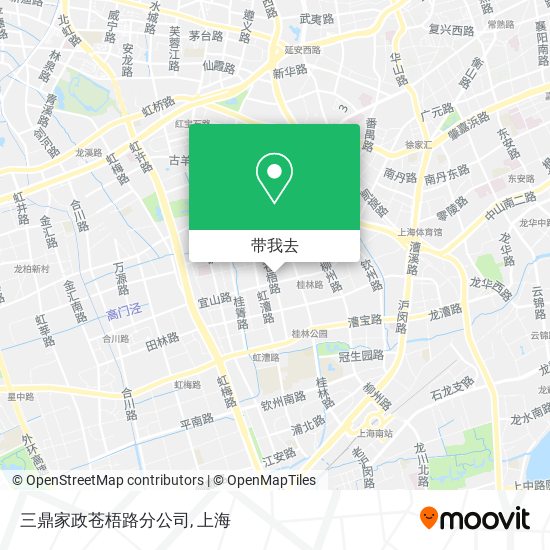 三鼎家政苍梧路分公司地图