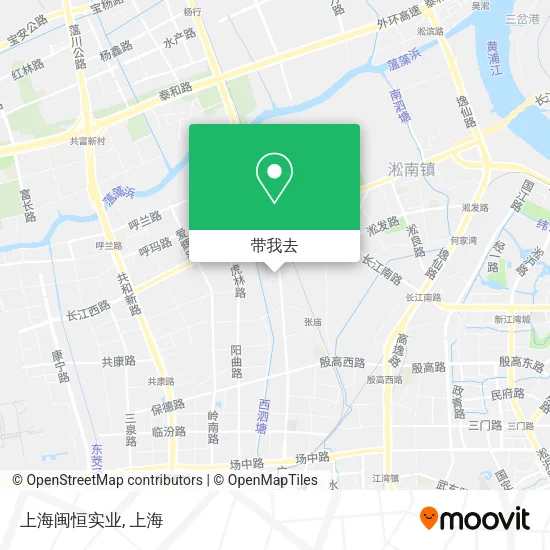 上海闽恒实业地图