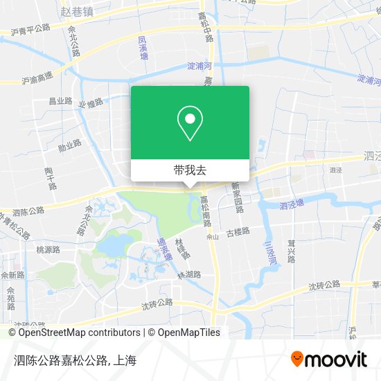 泗陈公路嘉松公路地图