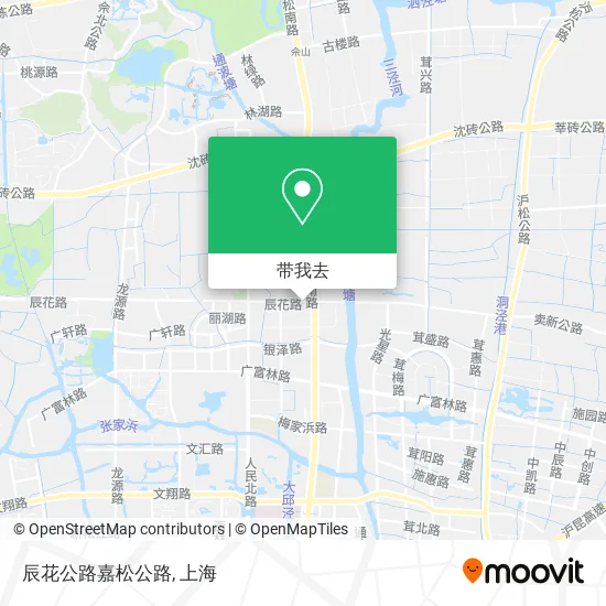 辰花公路嘉松公路地图
