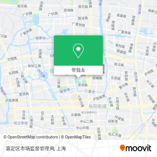 嘉定区市场监督管理局地图