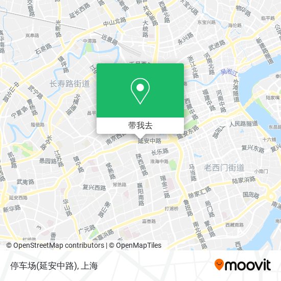 停车场(延安中路)地图