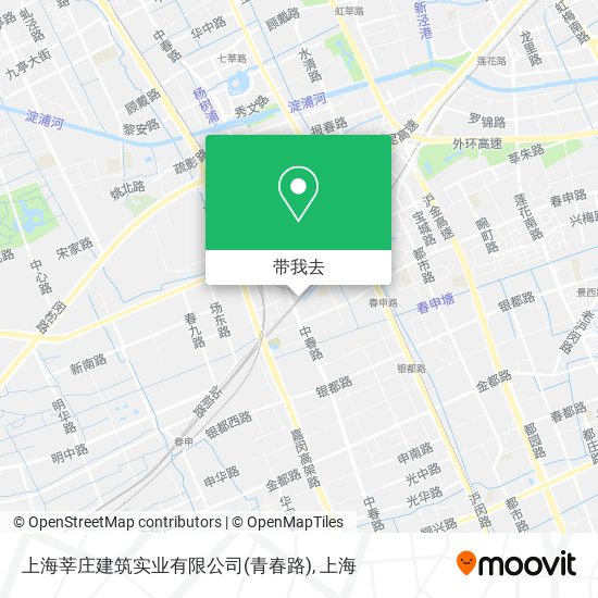 上海莘庄建筑实业有限公司(青春路)地图