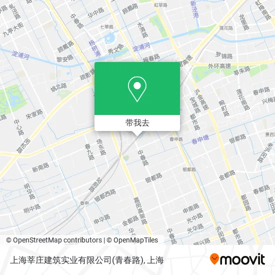 上海莘庄建筑实业有限公司(青春路)地图