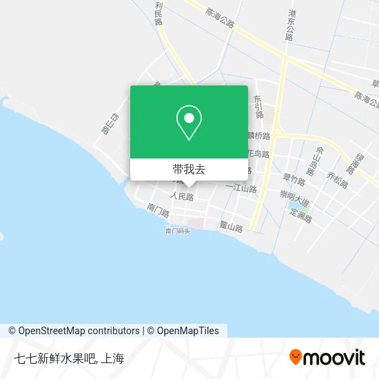 七七新鲜水果吧地图