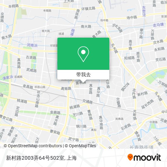 新村路2003弄64号502室地图