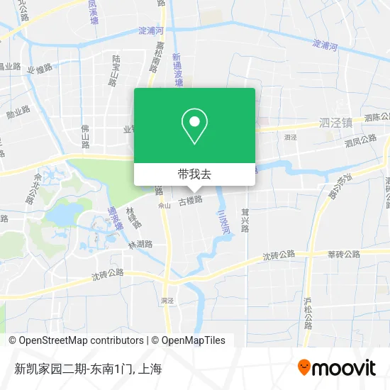 新凯家园二期-东南1门地图
