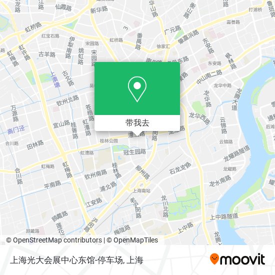 上海光大会展中心东馆-停车场地图