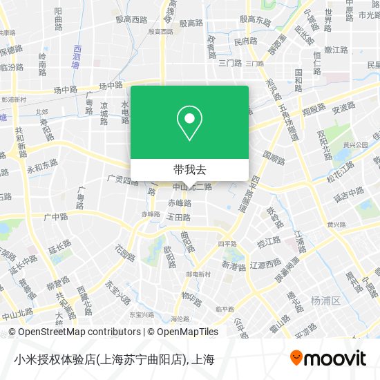 小米授权体验店(上海苏宁曲阳店)地图