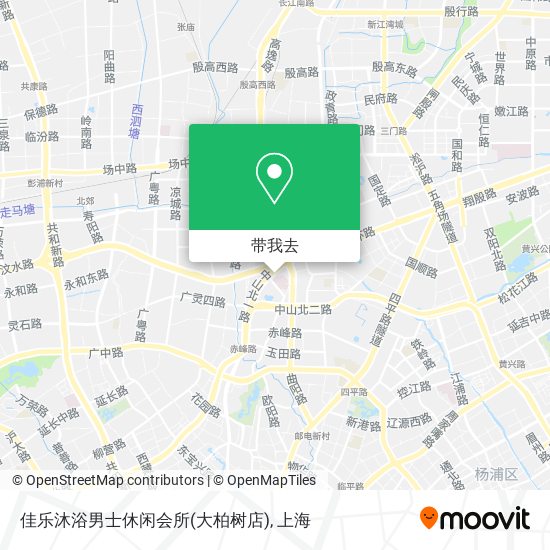 佳乐沐浴男士休闲会所(大柏树店)地图