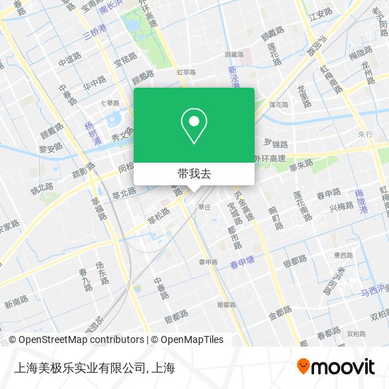 上海美极乐实业有限公司地图