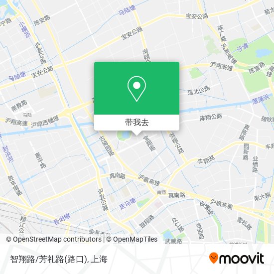 智翔路/芳礼路(路口)地图
