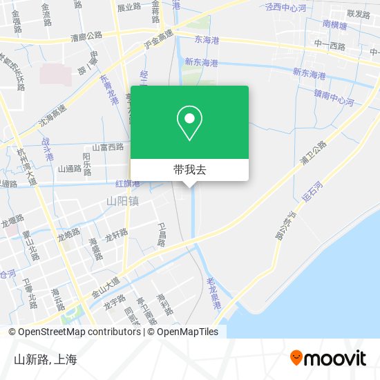 山新路地图