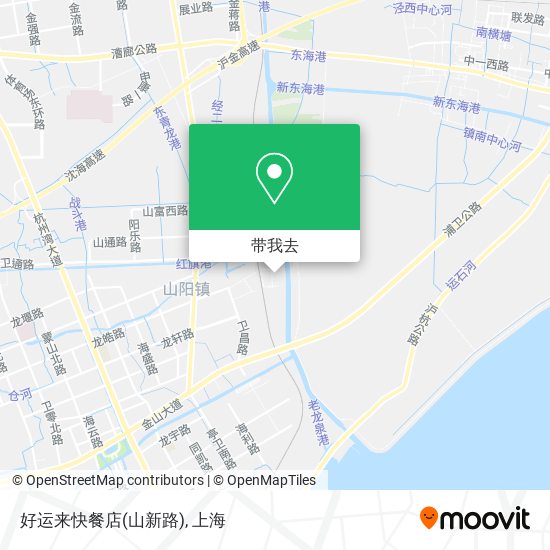 好运来快餐店(山新路)地图