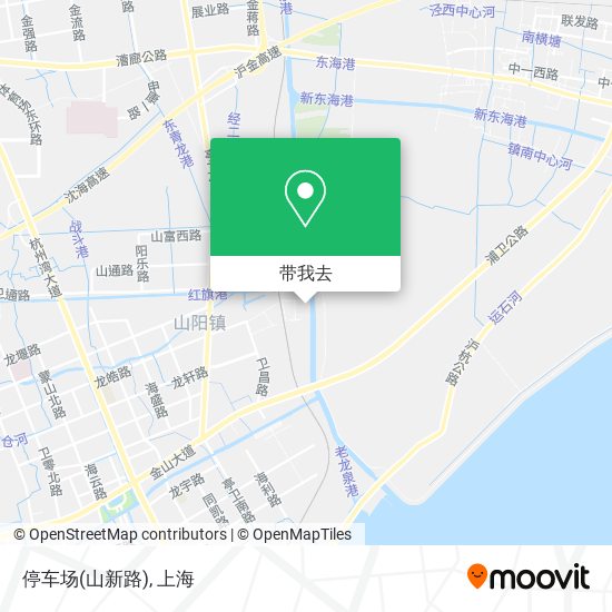 停车场(山新路)地图