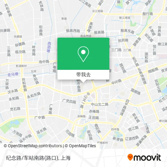 纪念路/车站南路(路口)地图