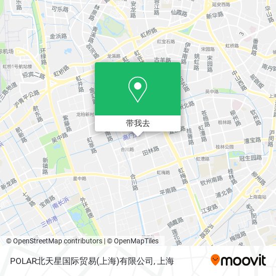 POLAR北天星国际贸易(上海)有限公司地图